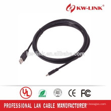 Mini 1M / 2M / 3M / 5M USB Cable para teléfono móvil y teléfono, Mini 5 Pin Cable USB para MP3 / PM4